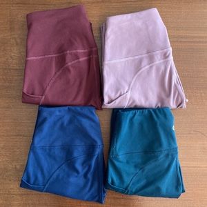4 pairs of XS leggings with pockets